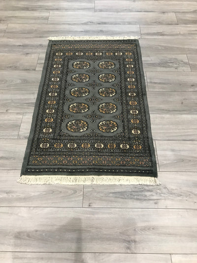 Pakistan Bokara Hand Knotted Wool 3x4