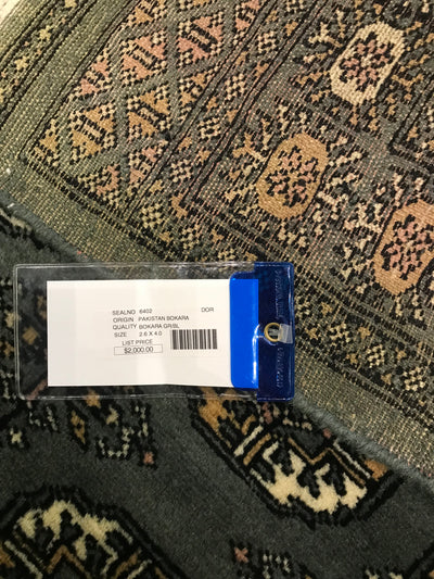 Pakistan Bokara Hand Knotted Wool 3x4