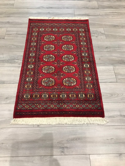 Pakistan Bokara Hand Knotted Wool 3x4