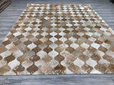 India Patchwork Cowhide HandMade 8x10