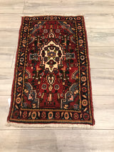 Persian Hamadan Hand Knotted Wool 2x3