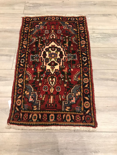 Persian Hamadan Hand Knotted Wool 2x3