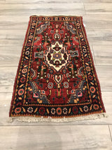 Persian Hamadan Hand Knotted Wool 2x3