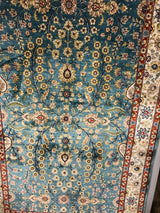 Chinese Turkish Herki Hand Knotted Silk 3x4