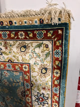 Chinese Turkish Herki Hand Knotted Silk 3x4