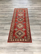 Pakistan Kazak Hand Knotted Wool 2x6