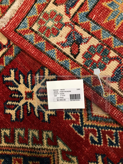 Pakistan Kazak Hand Knotted Wool 2x6