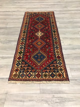 Persian Shiraz Yalameh Hand Knotted Wool 3x7