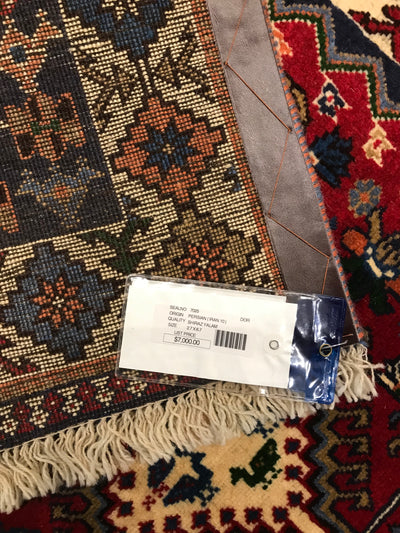Persian Shiraz Yalameh Hand Knotted Wool 3x7