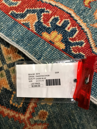 Pakistan Chobi Hand Knotted Wool 2x6