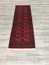 Pakistan Bokhara Hand Knotted Wool 2x6