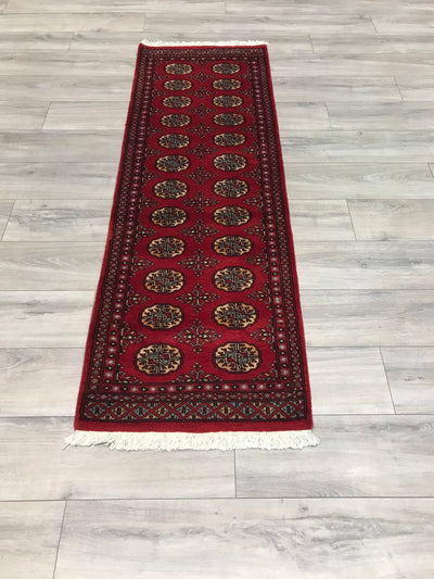 Pakistan Bokhara Hand Knotted Wool 2x6