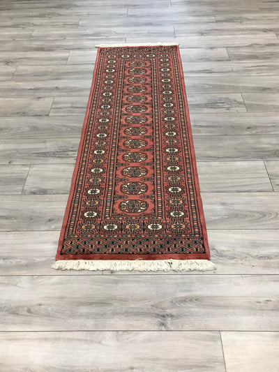 Pakistan Bokhara Hand Knotted Wool 2x6