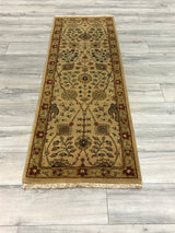 India Dimora Hand Knotted Wool 2x6