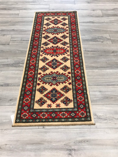 Pakistan Kazak Hand Knotted Wool 2x6