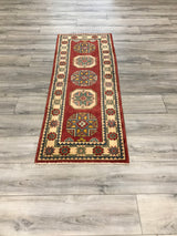 Pakistan Kazak Hand Knotted Wool 2x6
