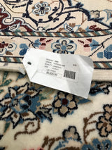 Persian Nain Hand Knotted Wool & Silk 2x7