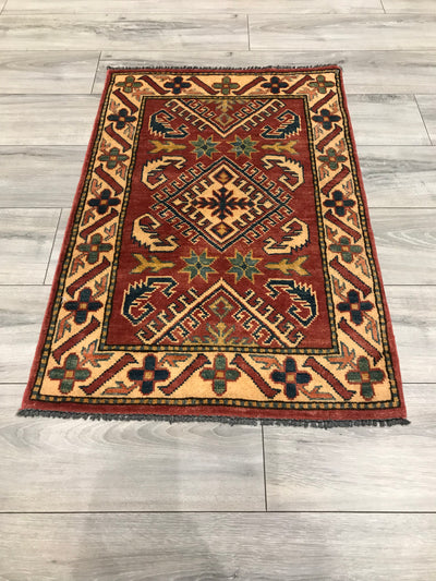 Pakistan Kazak Hand Knotted Wool 2x3