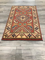 Pakistan Kazak Hand Knotted Wool 2x3