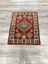 Pakistan Kazak Hand Knotted Wool 2x3