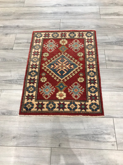 Pakistan Kazak Hand Knotted Wool 2x3