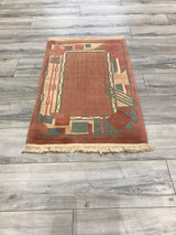 Chinese Modern Hand Knotted Wool 2x3