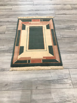 Chinese Modern Hand Knotted Wool 2x3