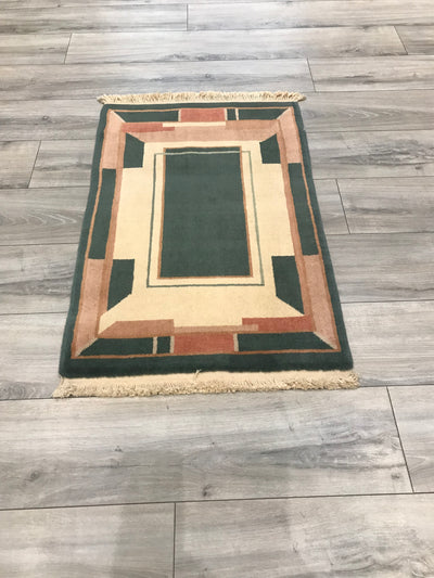 Chinese Modern Hand Knotted Wool 2x3