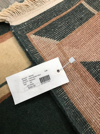 Chinese Modern Hand Knotted Wool 2x3