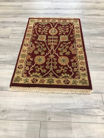 India Dimora Hand Knotted Wool 2x3