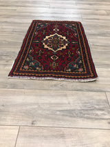 Persian Hamadan Hand Knotted Wool 2x3