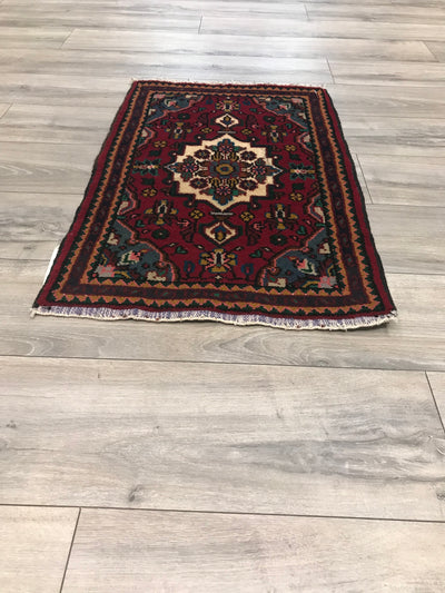 Persian Hamadan Hand Knotted Wool 2x3