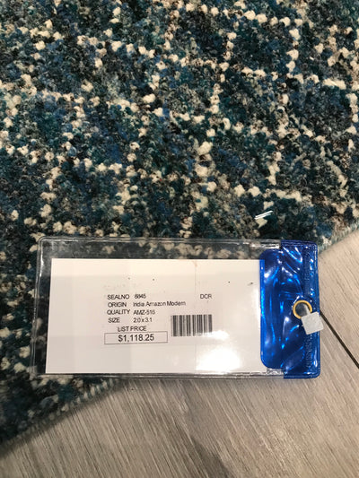 India Modern Amazon Hand Knotted Wool 2x3