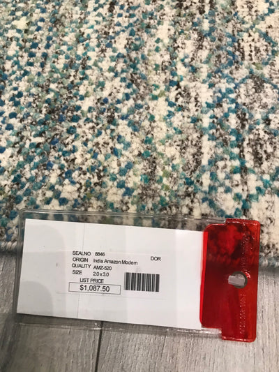 India Modern Amazon Hand Knotted Wool 2x3