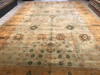 India Jaipour Hand Knotted wool 12x18