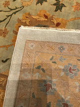 India Jaipour Hand Knotted wool 12x18