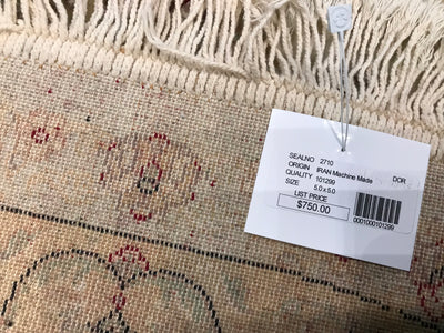 Persian Tabriz Power Loom 5x5