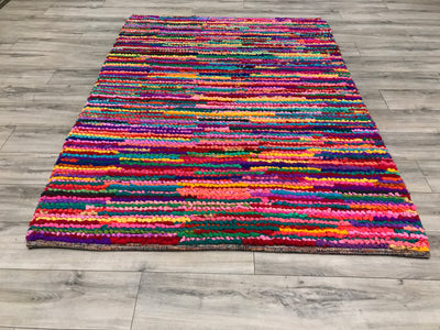 India Hand Woven Cotton 5x8