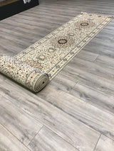 India Tabriz Hand Knotted Wool & Silk 3x18