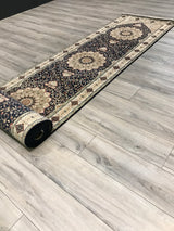 India Tabriz Hand Knotted Wool & Silk 3x14