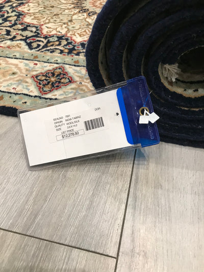 India Tabriz Hand Knotted Wool & Silk 3x14