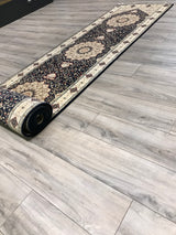 India Tabriz Hand Knotted Wool & Silk 3x14