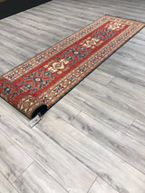 Pakistan Kazak Hand Knotted Wool 3x13