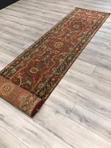 India Kanna Heriz Hand Knotted Wool 3x14