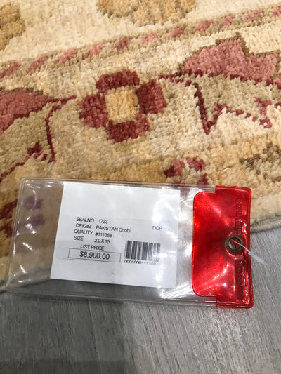 Pakistan Chobi  Hand Knotted Wool 3x15