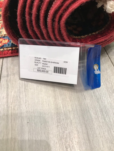 Pakistan Kazak Shirwan hand Knotted wool 3x20