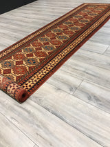 Pakistan Kazak Shirwan Hand Knotted Wool 3x14