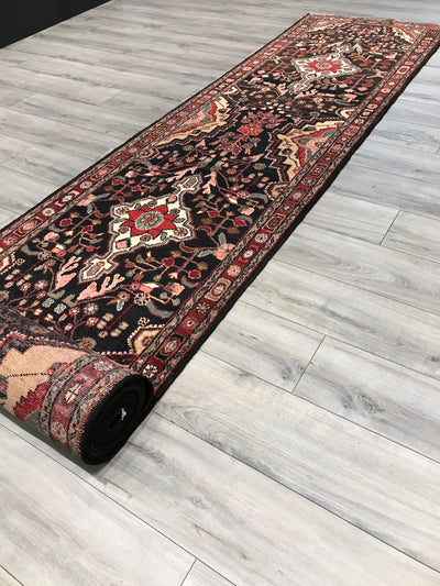 Persian Hamadan Hand Knotted Wool 3x22
