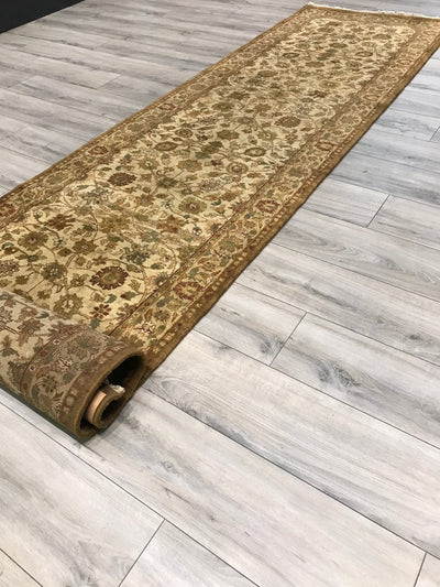 India Jaipur Hand Knotted Wool 3x12