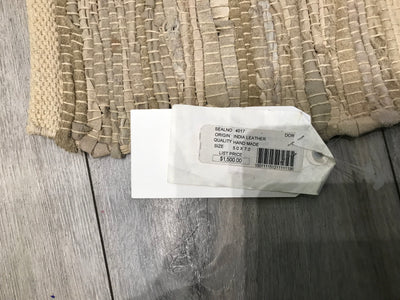 Turkish Leather Hand Woven 5x7